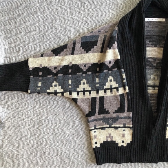 Woolrich Harvest Cardigan Sweater Jacquard Pattern - Picture 8 of 10